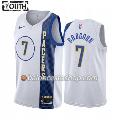 Camiseta Niños NBA Indiana Pacers Malcolm Brogdon 7 2019-20 Nike City Edition Swingman